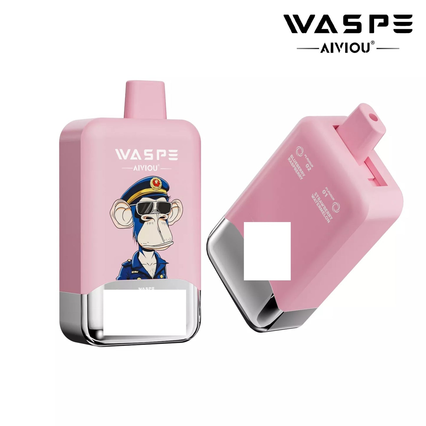 WASPE AIVIOU 40000 Puffs Double Taste LED Screen Bulk Buy Rechargeable Disposable Vapes Wholesale