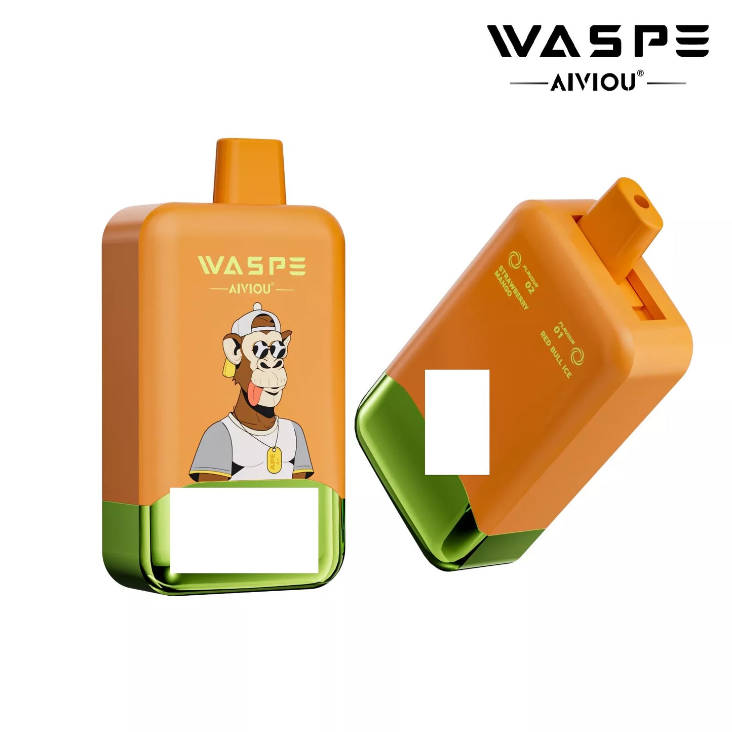 WASPE AIVIOU 40000 Puffs Double Taste LED Screen Bulk Buy Rechargeable Disposable Vapes Wholesale