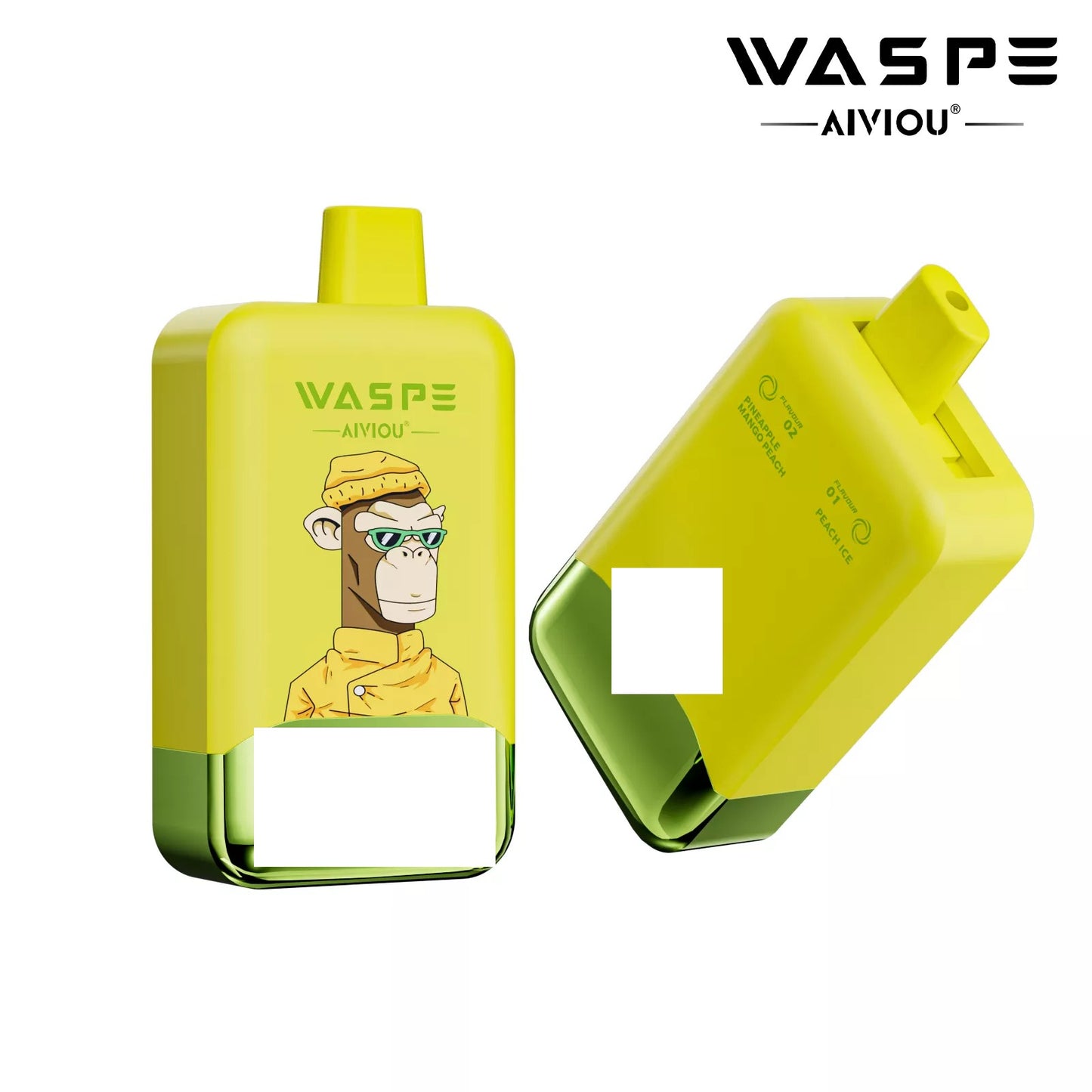 WASPE AIVIOU 40000 Puffs Double Taste LED Screen Bulk Buy Rechargeable Disposable Vapes Wholesale