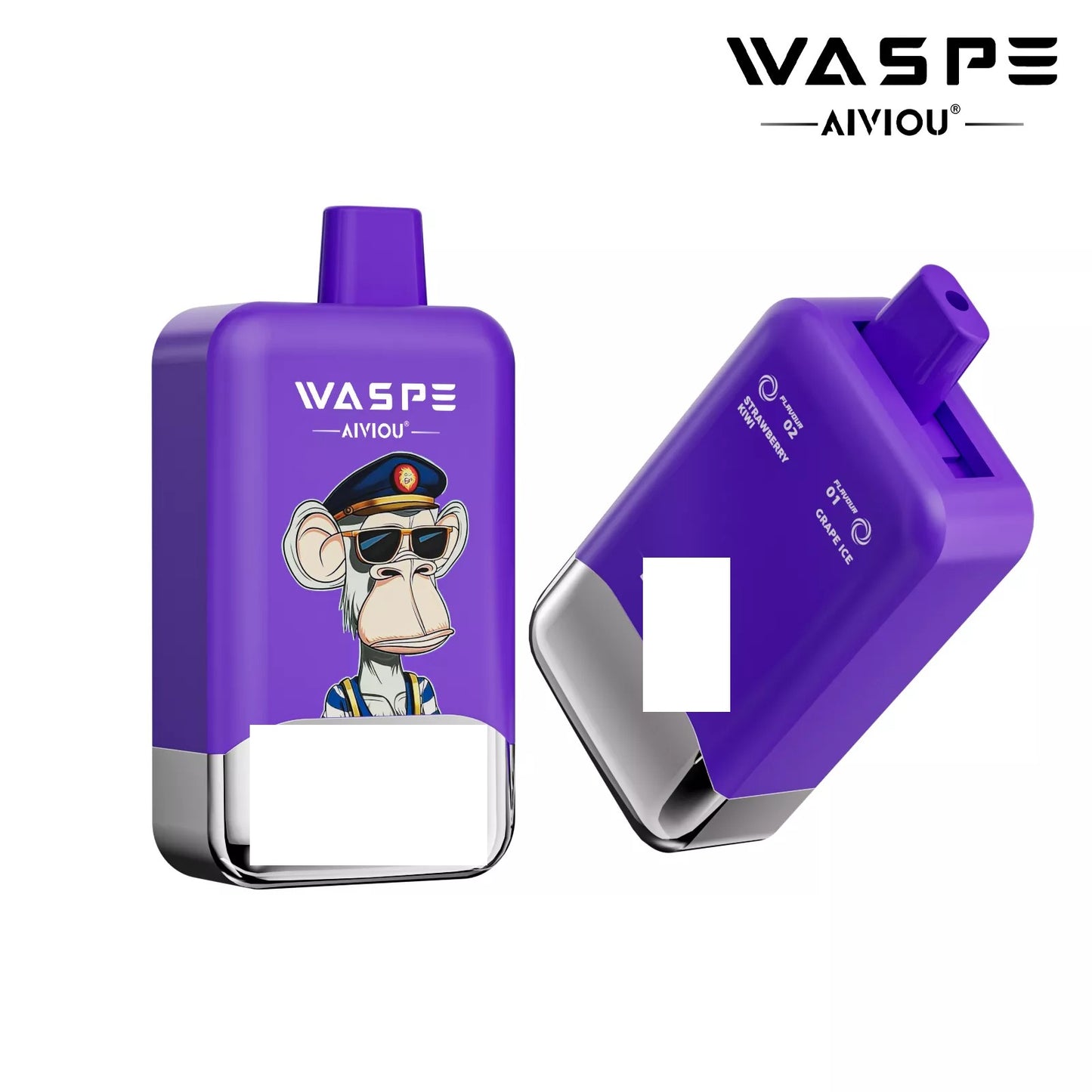 WASPE AIVIOU 40000 Puffs Double Taste LED Screen Bulk Buy Rechargeable Disposable Vapes Wholesale
