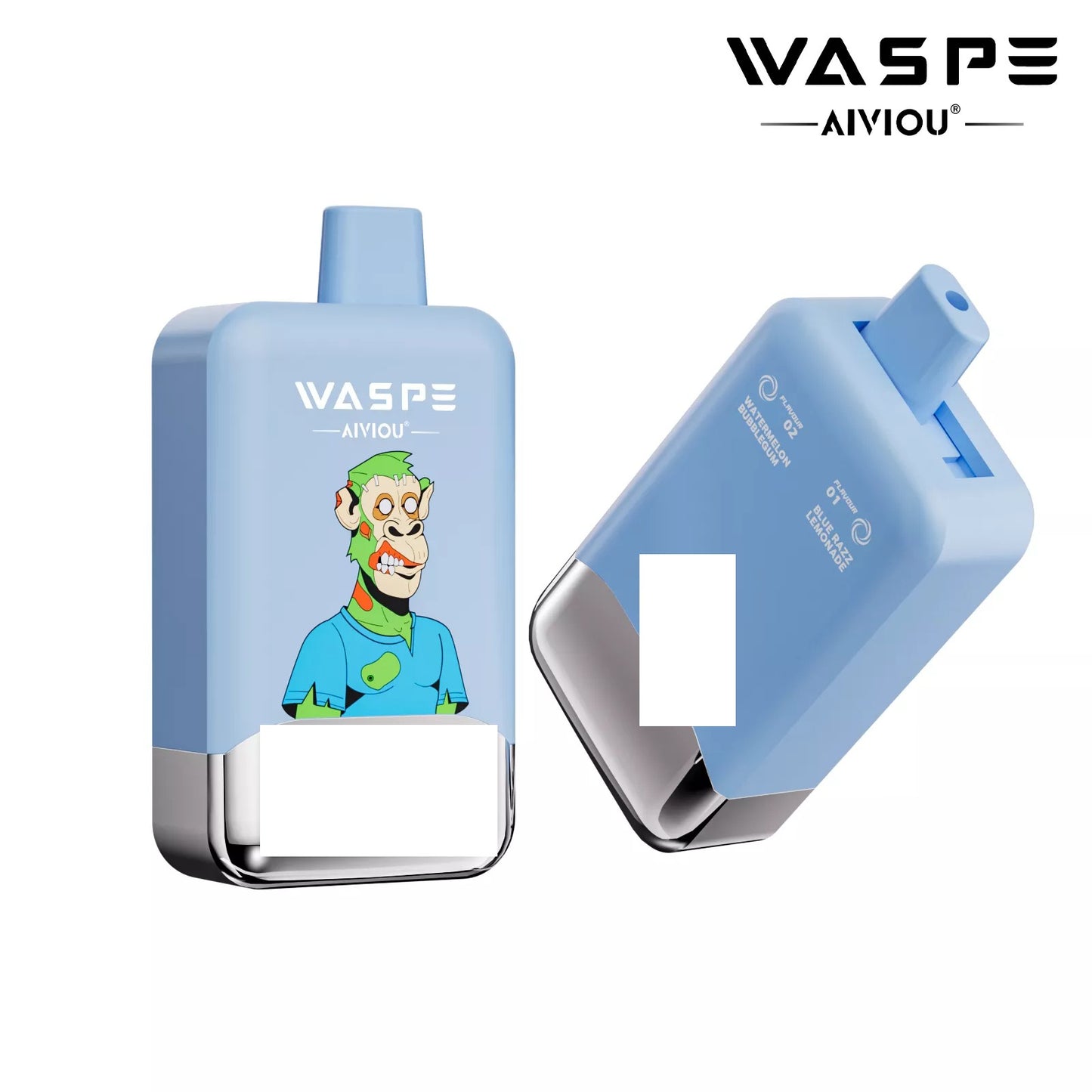 WASPE AIVIOU 40000 Puffs Double Taste LED Screen Bulk Buy Rechargeable Disposable Vapes Wholesale