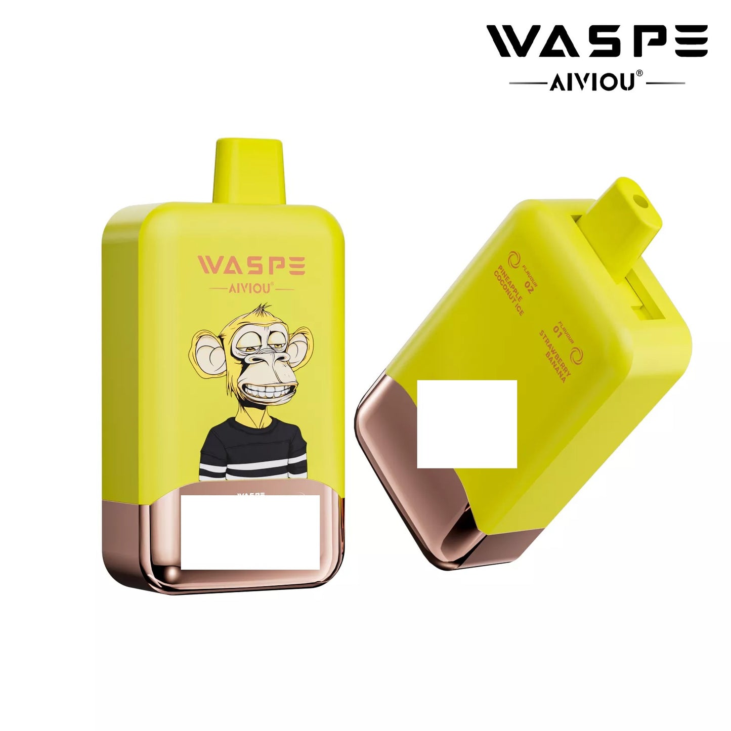 WASPE AIVIOU 40000 Puffs Double Taste LED Screen Bulk Buy Rechargeable Disposable Vapes Wholesale
