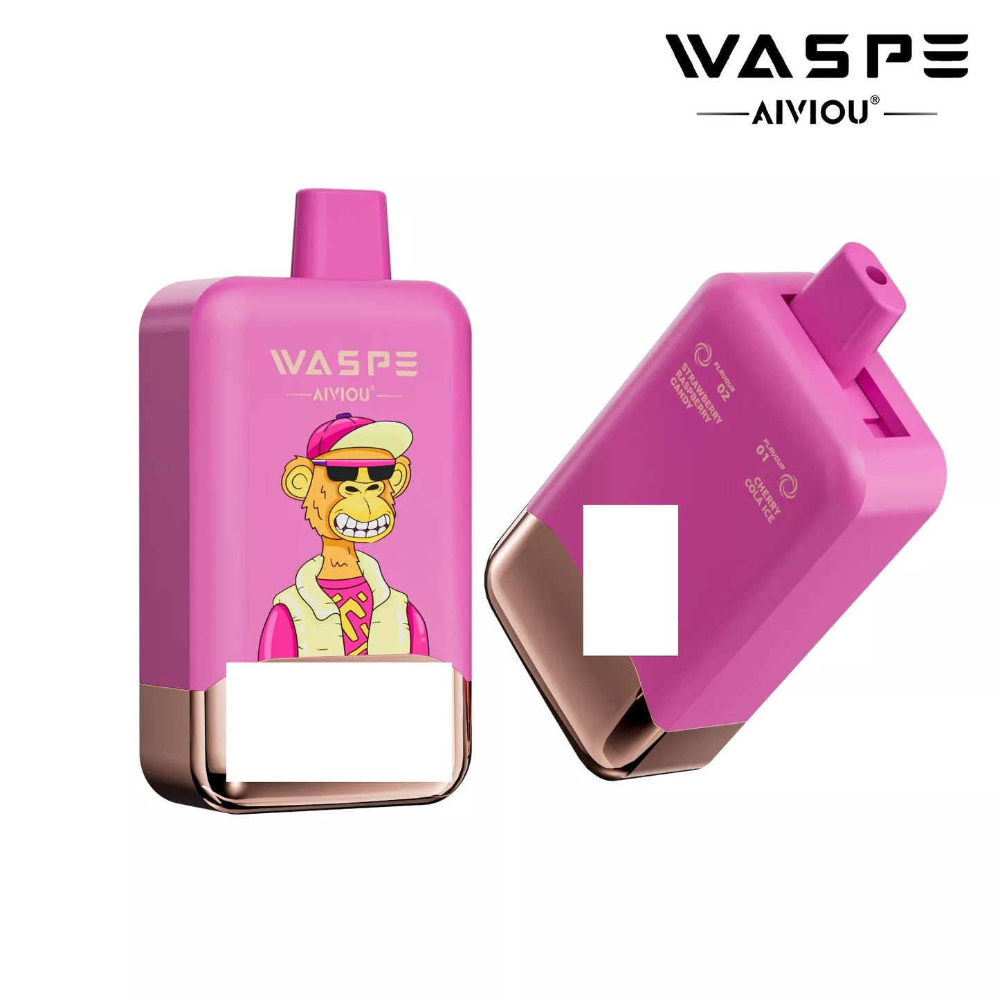 WASPE AIVIOU 40000 Puffs Double Taste LED Screen Bulk Buy Rechargeable Disposable Vapes Wholesale