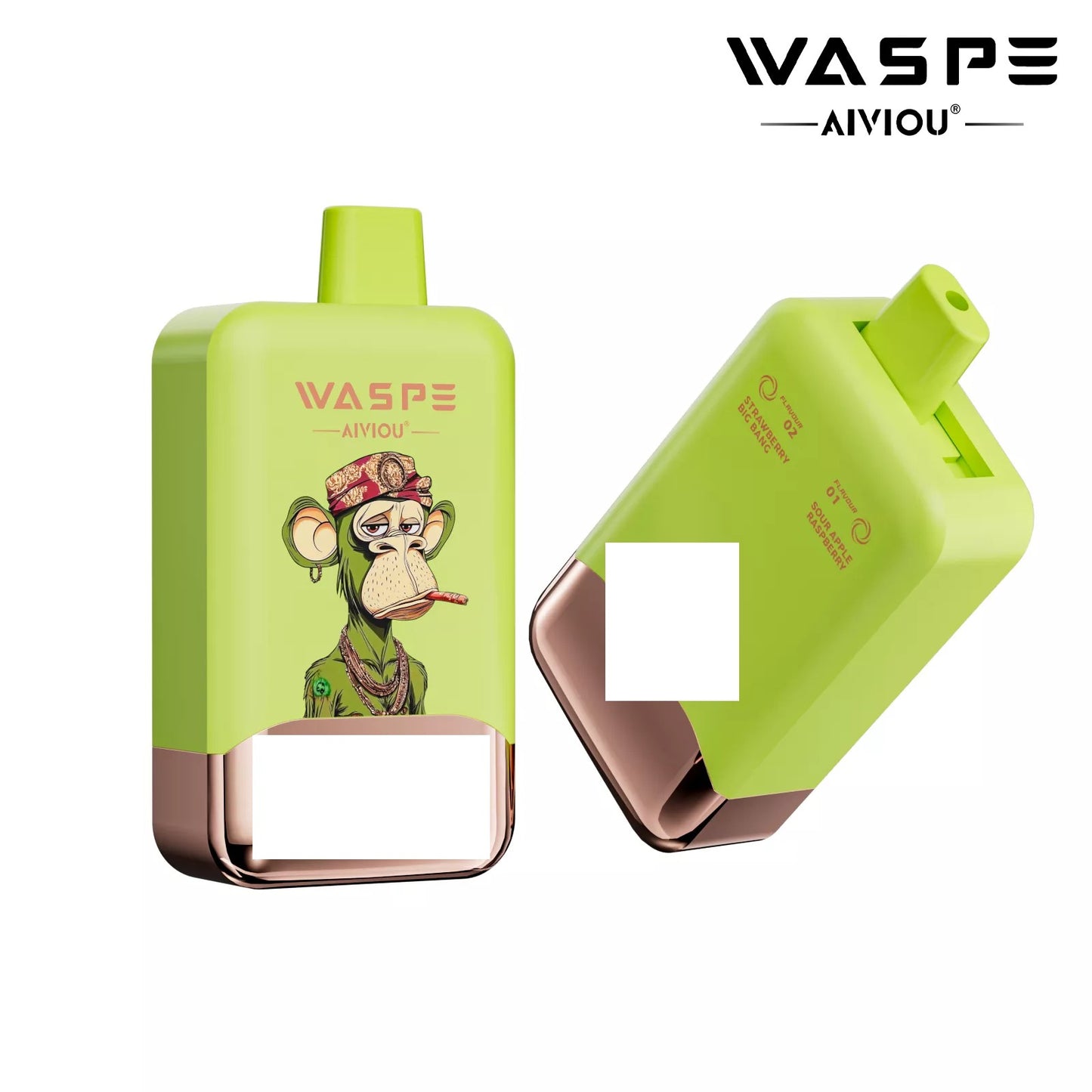 WASPE AIVIOU 40000 Puffs Double Taste LED Screen Bulk Buy Rechargeable Disposable Vapes Wholesale