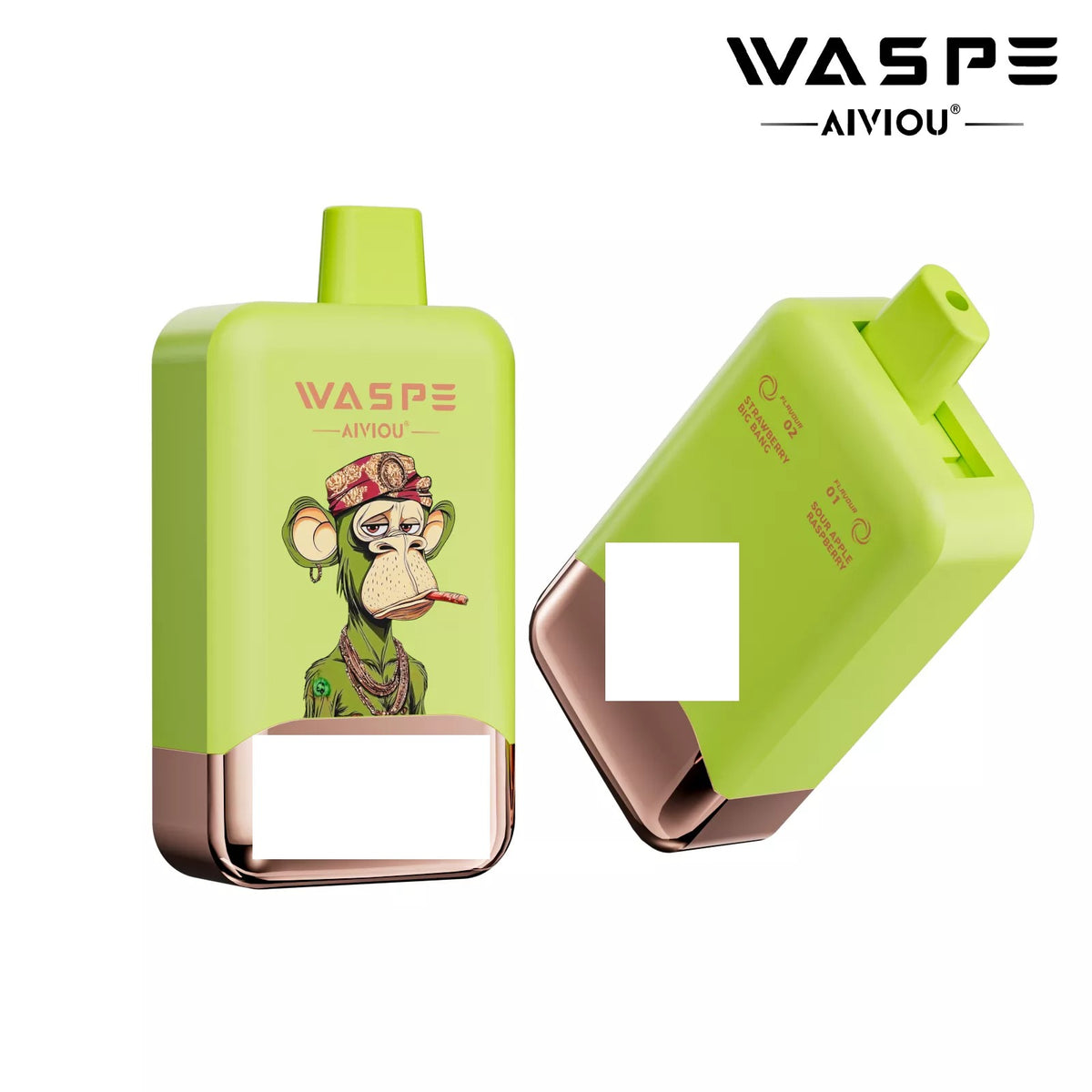 WASPE AIVIOU 40000 Puffs Double Taste LED Screen Bulk Buy Rechargeable Disposable Vapes Wholesale