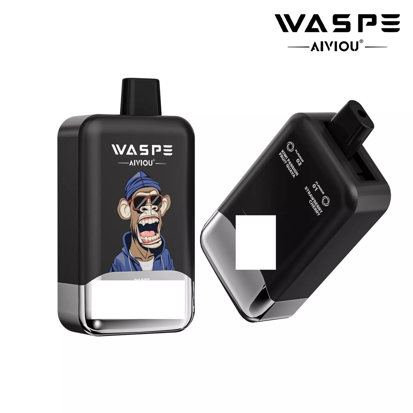 WASPE AIVIOU 40000 Puffs Double Taste LED Screen Bulk Buy Rechargeable Disposable Vapes Wholesale