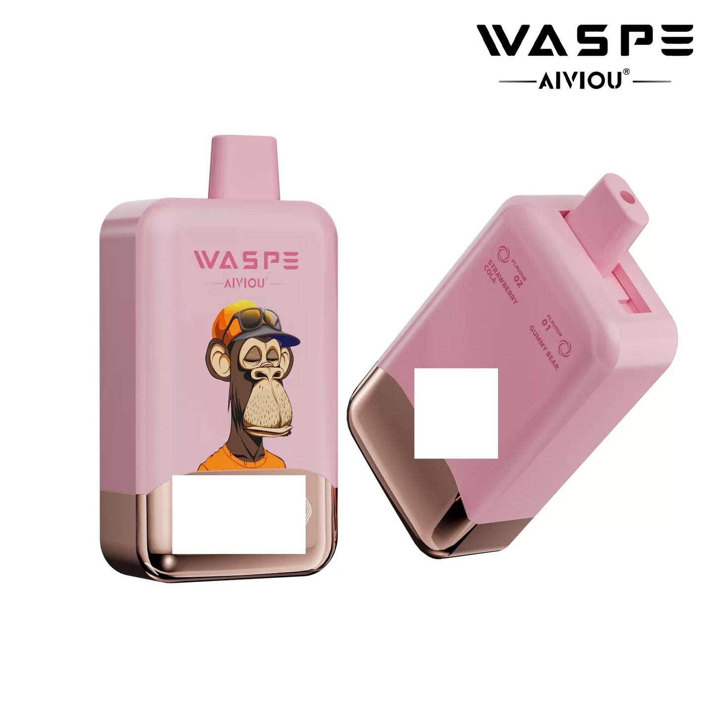 WASPE AIVIOU 40000 Puffs Double Taste LED Screen Bulk Buy Rechargeable Disposable Vapes Wholesale