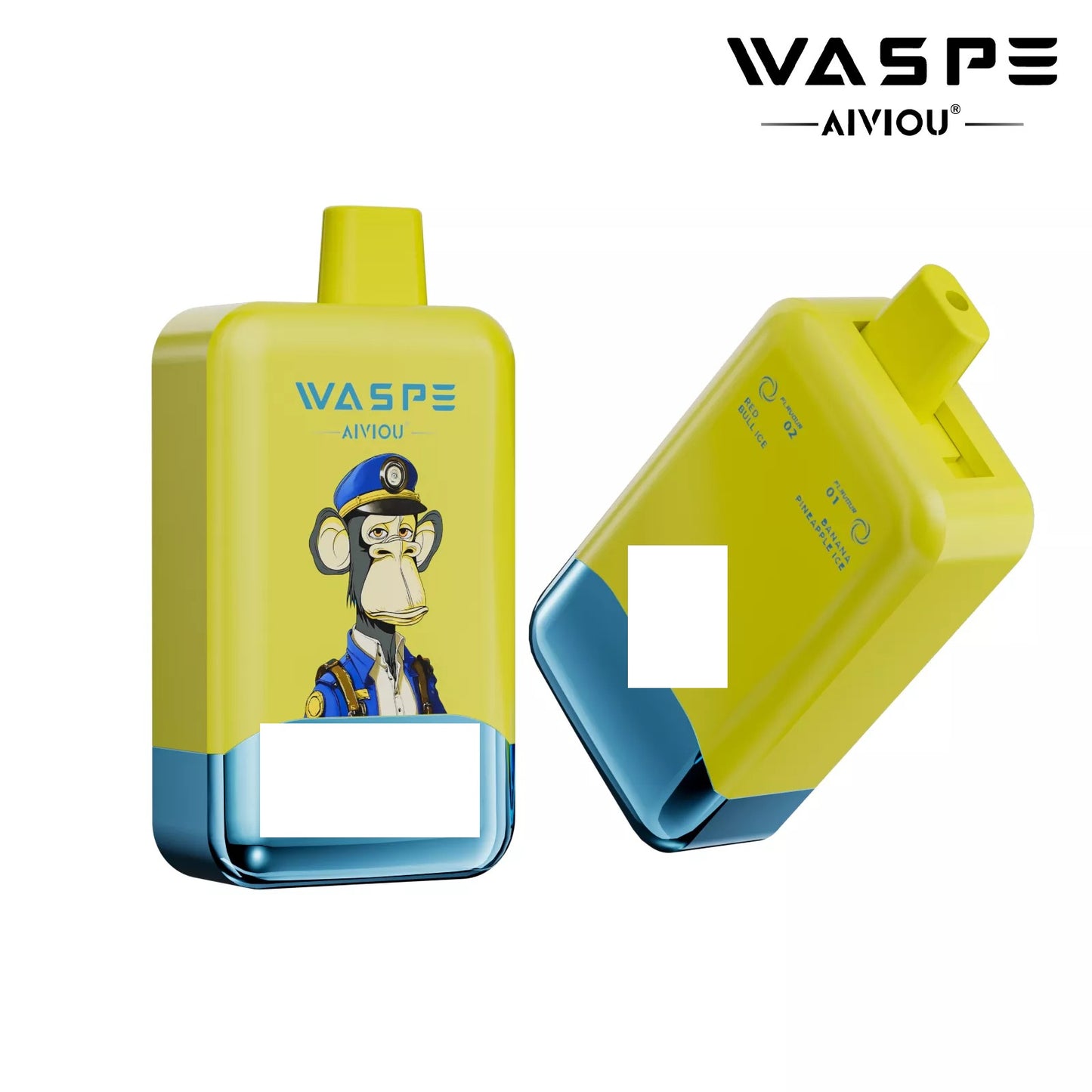 WASPE AIVIOU 40000 Puffs Double Taste LED Screen Bulk Buy Rechargeable Disposable Vapes Wholesale