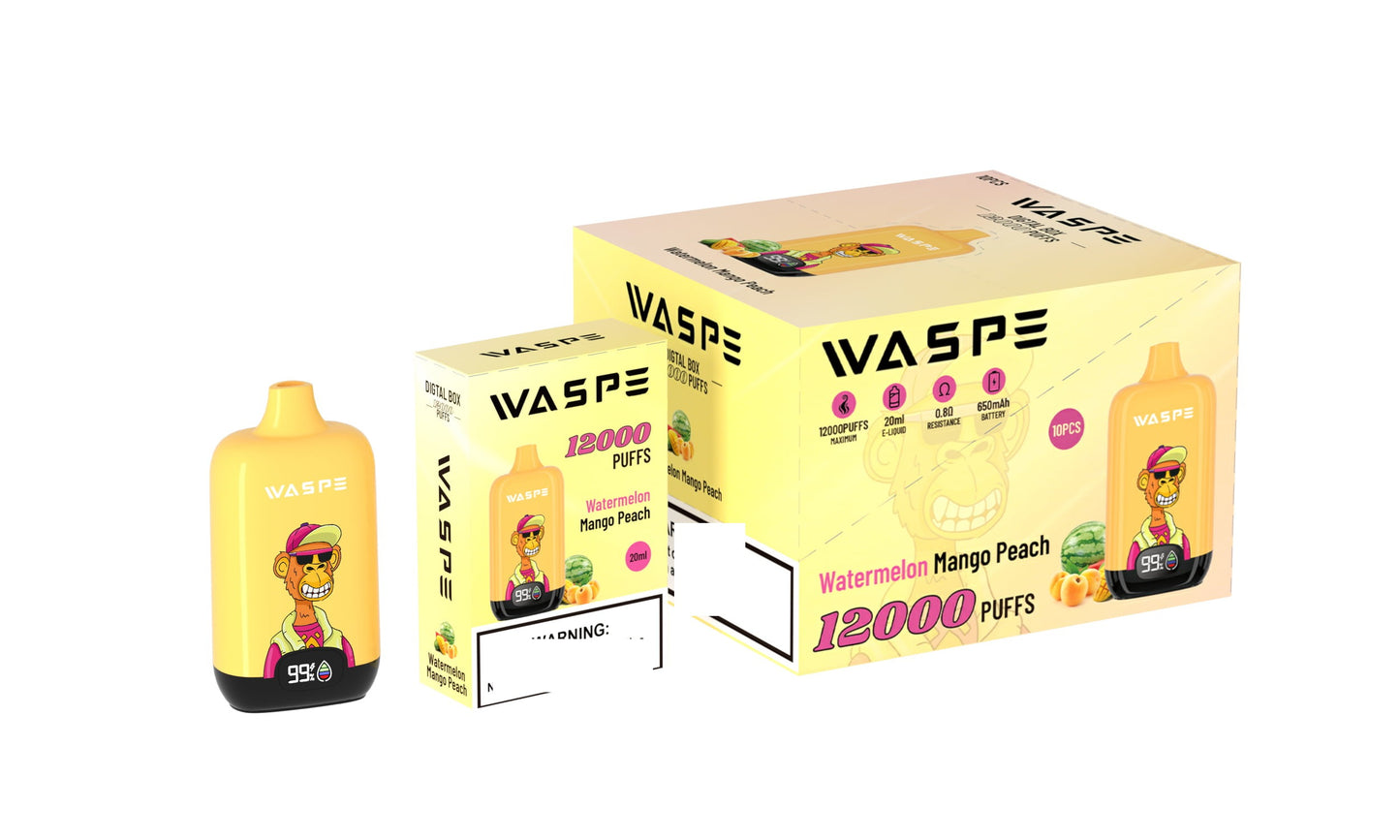 WASPE 12000 PUFFS Digital Box Disposable Vape