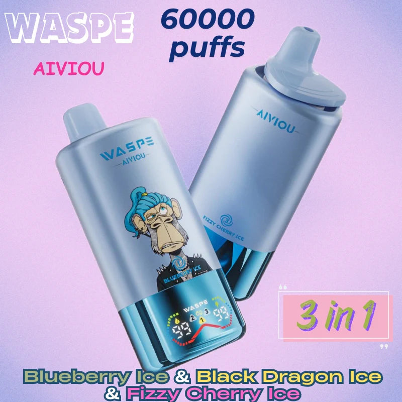 Waspe 3 in 1 60k puffs Factory Direct Supply Great sale