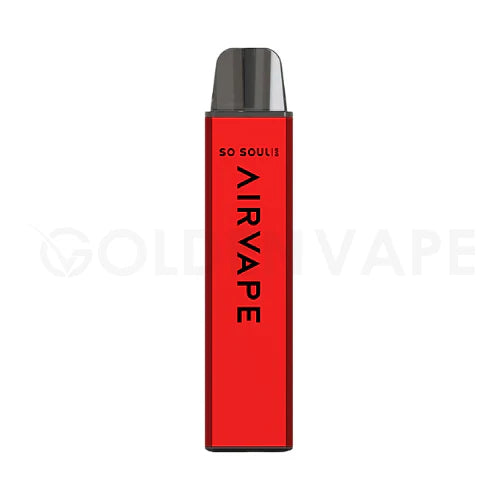 10 Pieces So Soul AIRVAPE Bar 600 Puff Disposable Vape Nic Salt 20mg