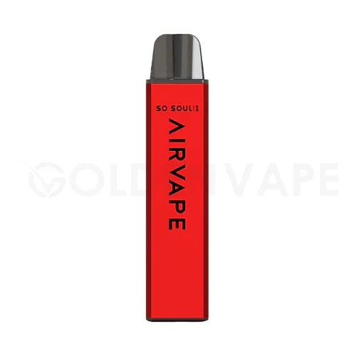 10 Pieces So Soul AIRVAPE Bar 600 Puff Disposable Vape Nic Salt 20mg
