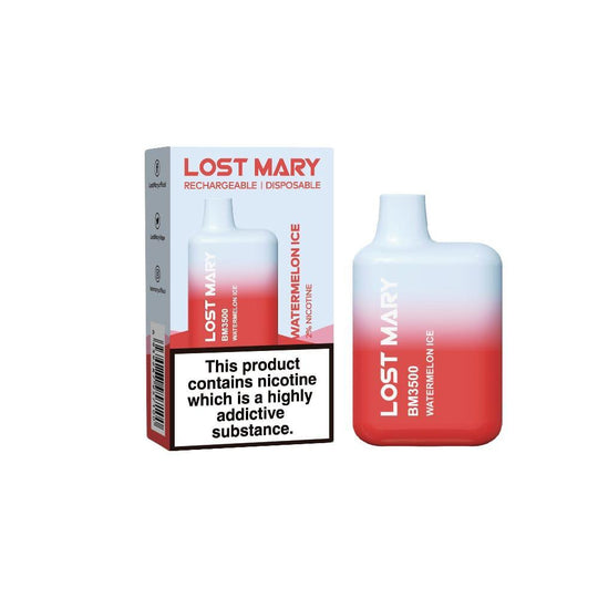 Lost Mary 3500 Puffs Disposable Vapes Pen Bar Box Of 10