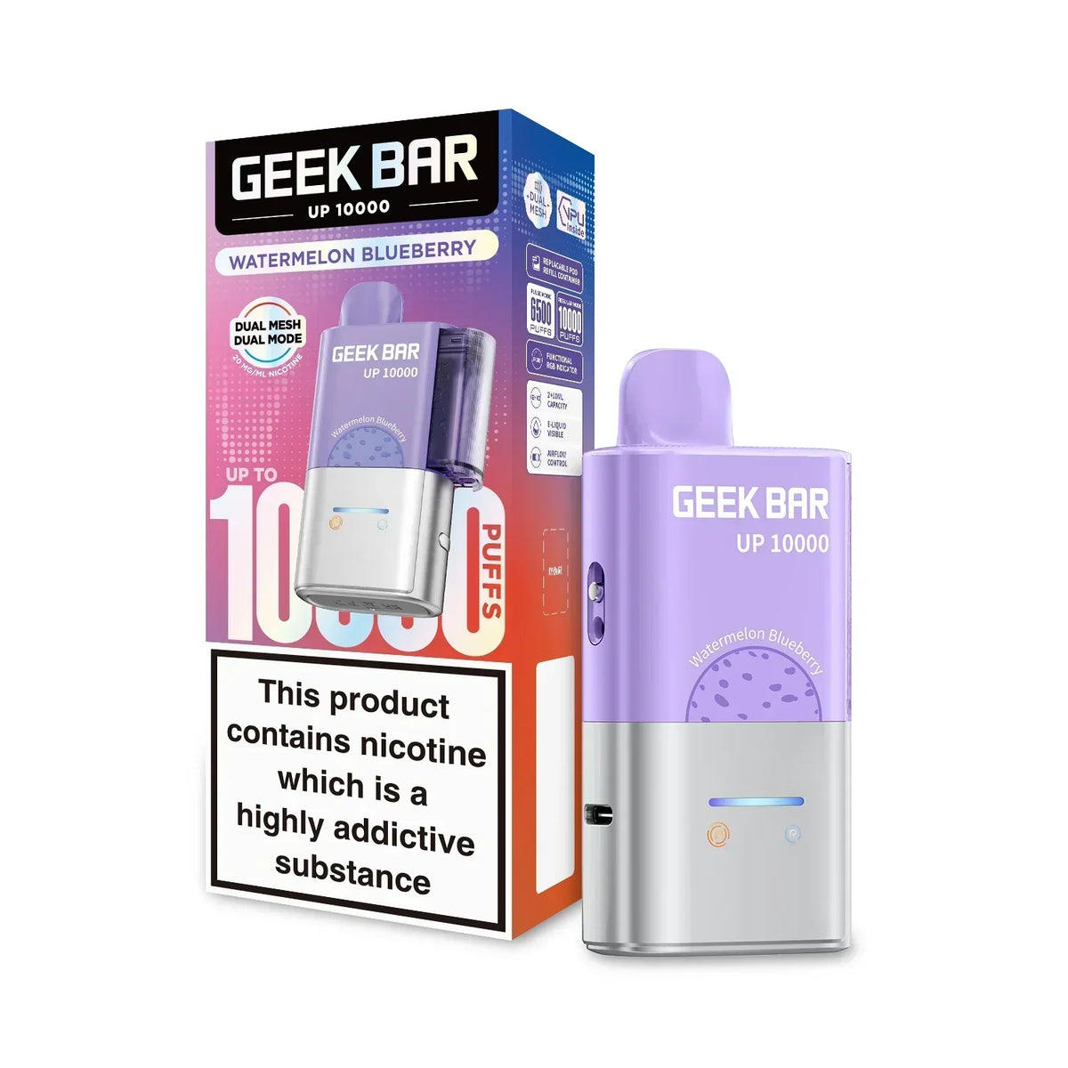 Geek Bar Up 10000 Prefilled Pod Kit-Box of 5
