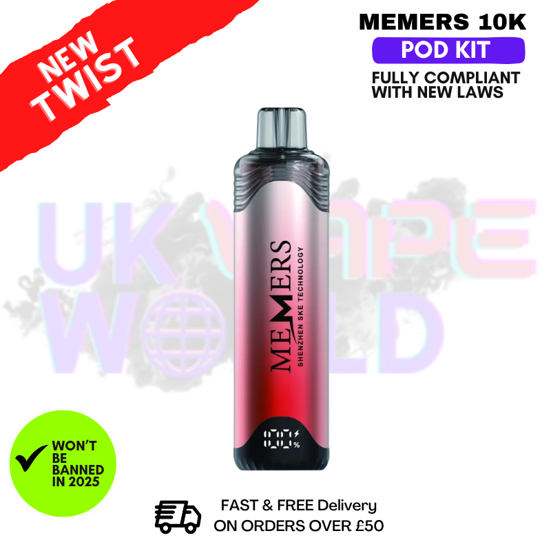 Wassermelonen-Eis Memers 10K Puff Pod Kit