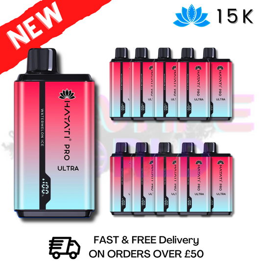 Watermelon ICE Hayati Ultra Pro 15000 Puffs 15K Box Of 10