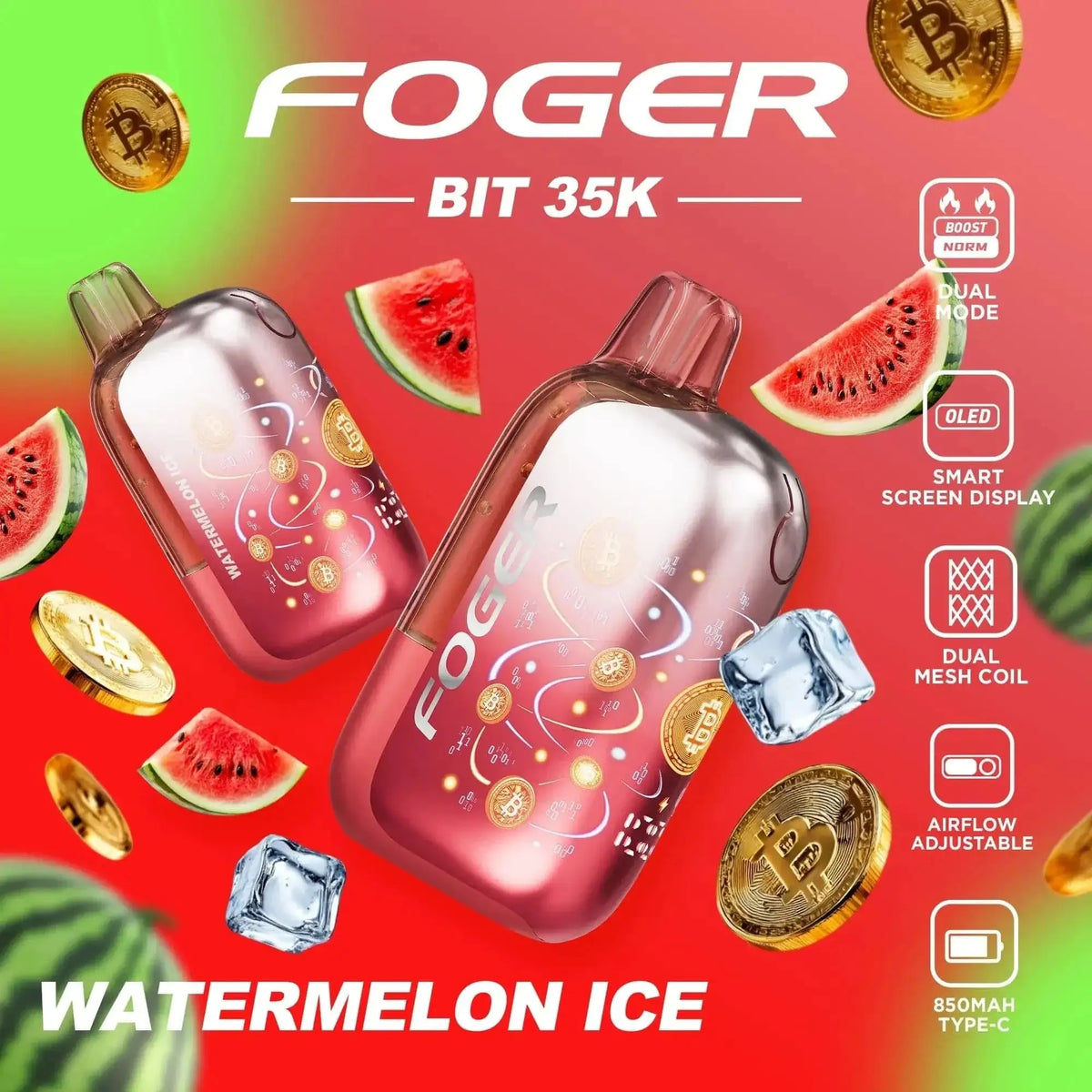 Watermelon Ice - Foger Bit 35k Disposable Vape