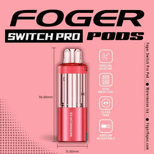 Watermelon Ice - Foger Switch Pro 30K Disposable Pod