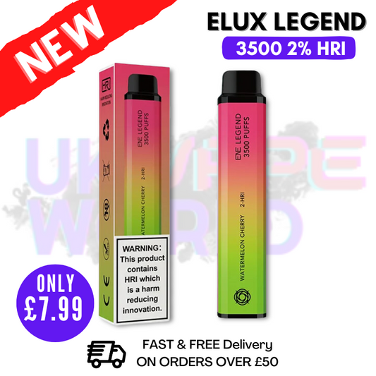 Elux Legend 3500 Puff Watermelon Cherry 2% HRI