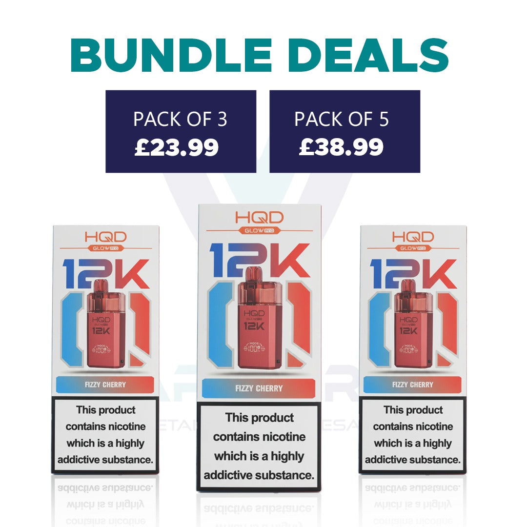 HQD Glow Pro 12K Puffs Prefilled Pod Kit