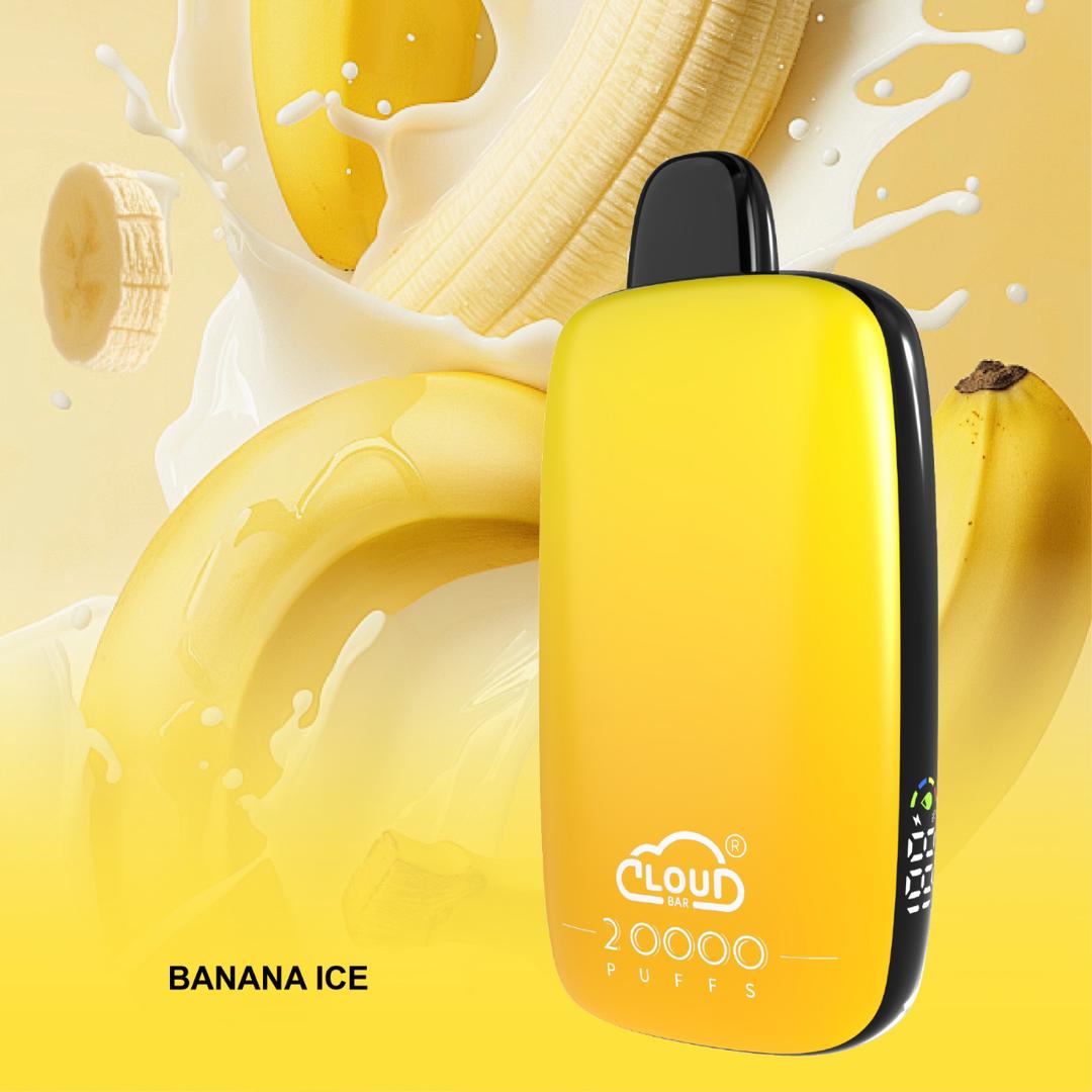 CLOUD BAR NO1. 20Kpuffs. Vape hot sale on line Genuine E-Cigarette 12 Flavor .16ml oil filling volume. 600mAh battery capacity. with LED power display