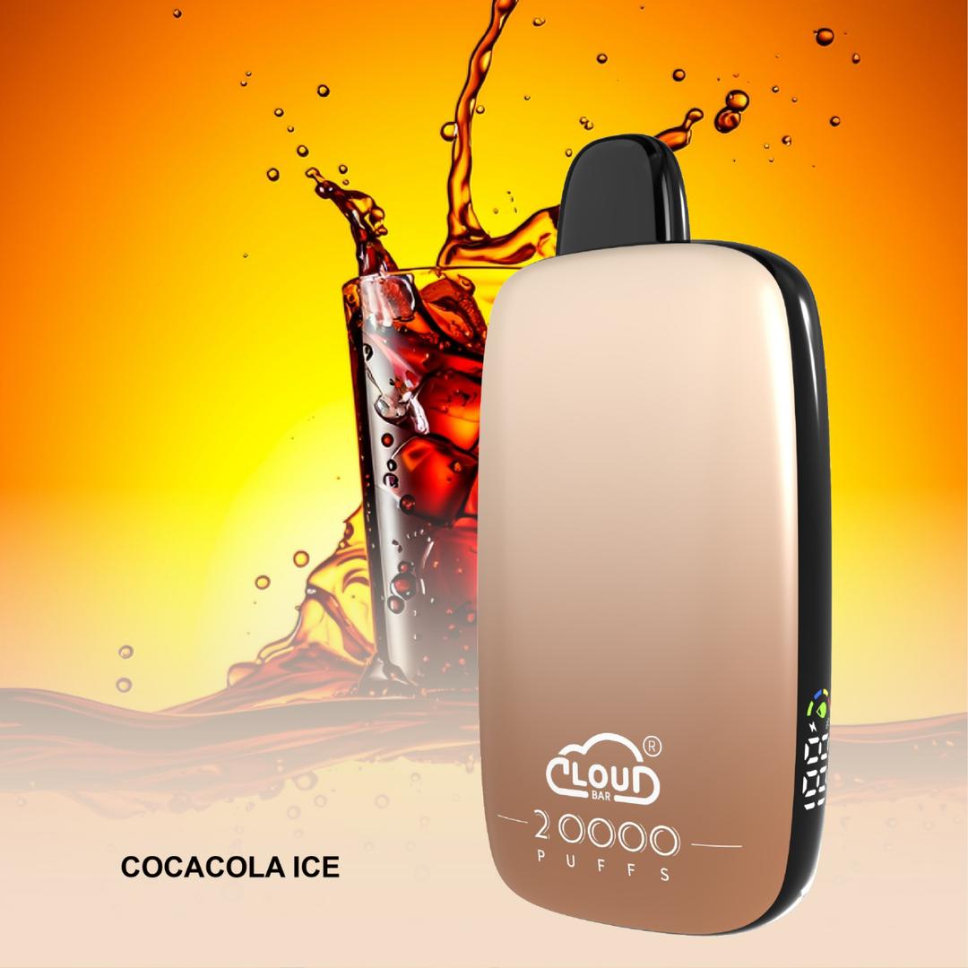CLOUD BAR NO1. 20Kpuffs. Vape hot sale on line Genuine E-Cigarette 12 Flavor .16ml oil filling volume. 600mAh battery capacity. with LED power display