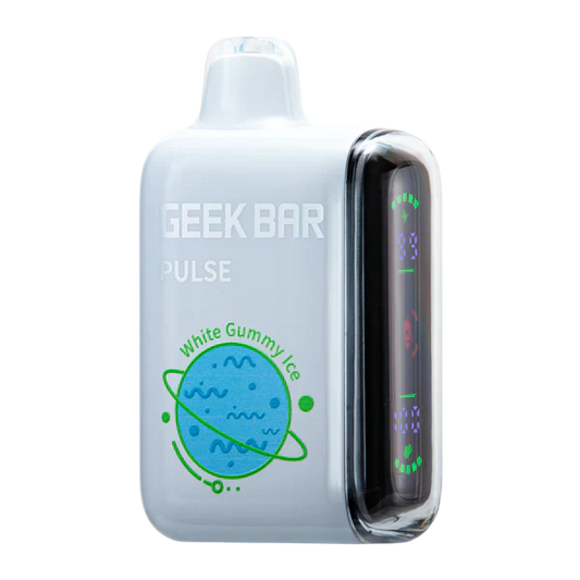 White Gummy Ice Geek Bar Pulse 15000