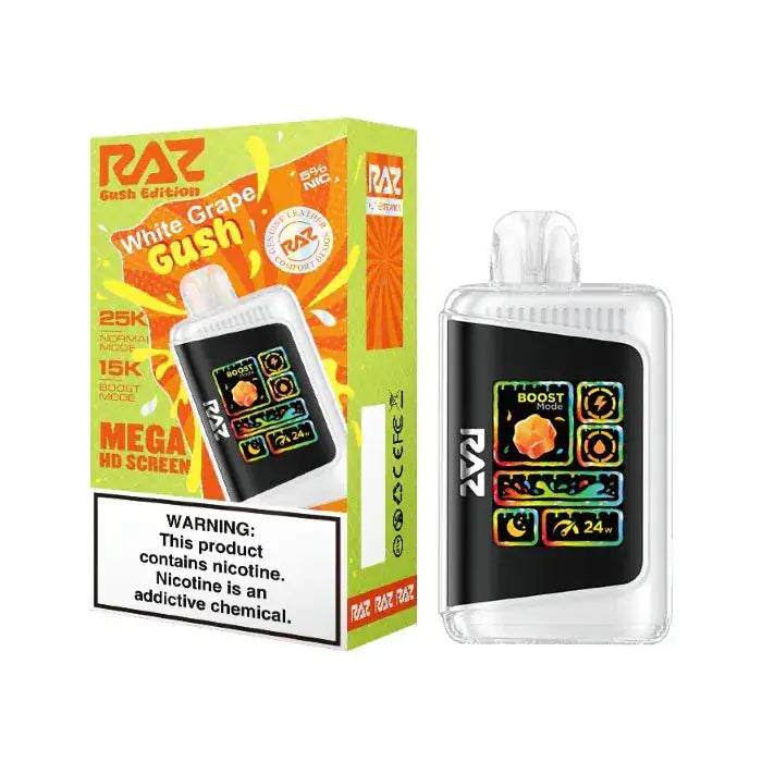 White Grape Gush - RAZ LTX DC25000 Disposable Vape