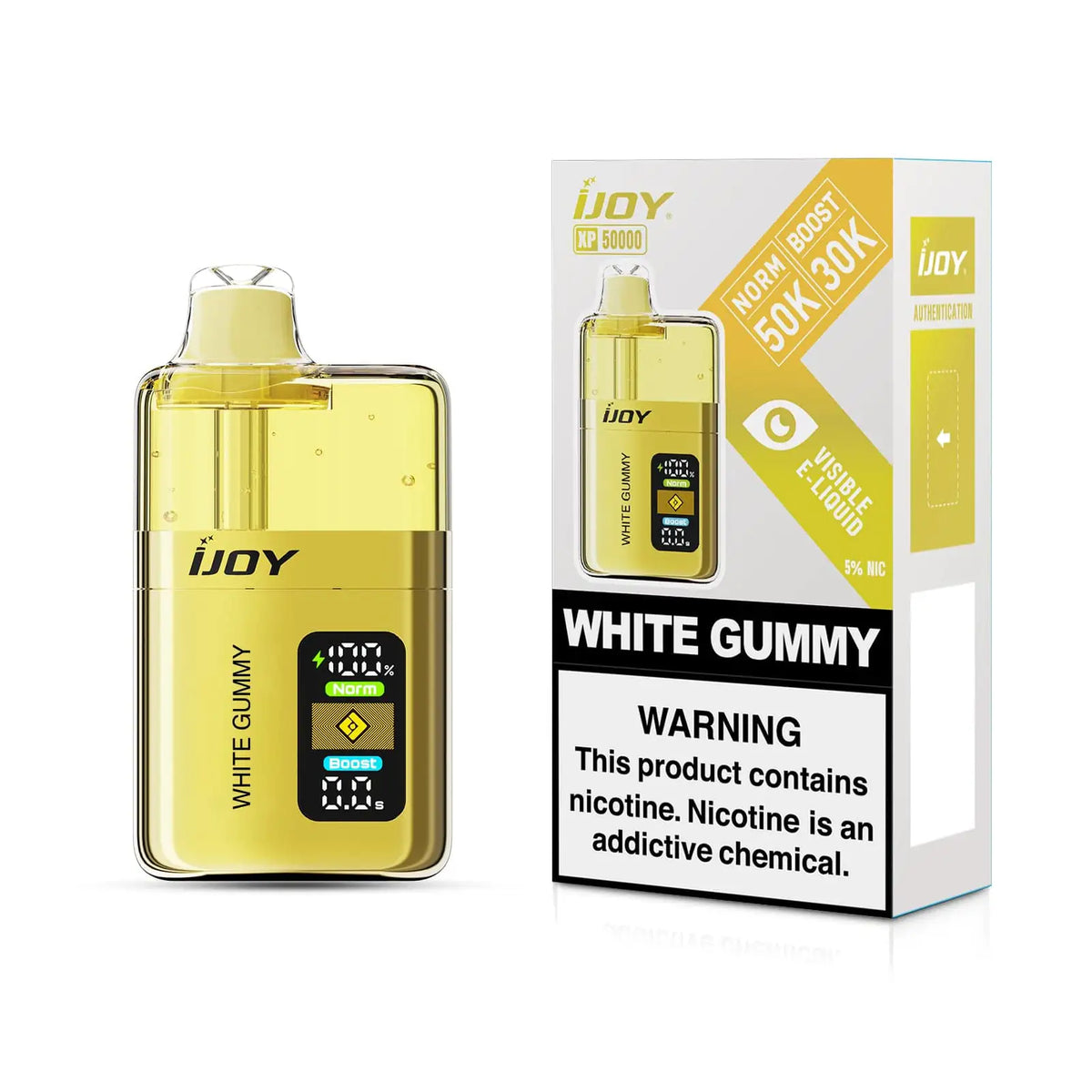 White Gummy - iJoy XP50000 Disposable Vape