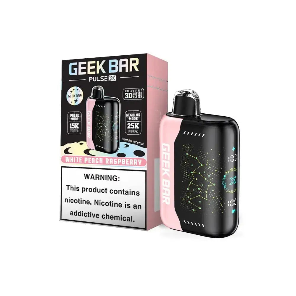 White Peach Raspberry - Geek Bar Pulse X 25K Disposable Vape