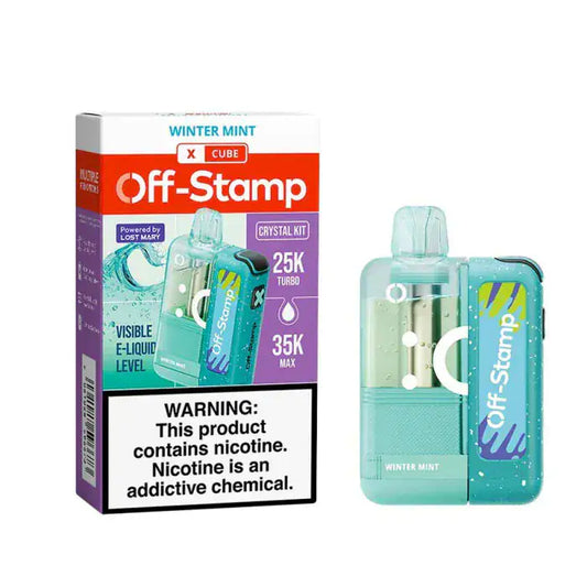 Winter Mint - Off-Stamp X-Cube Crystal 35k Disposable Kit