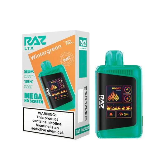 Wintergreen - RAZ LTX DC25000 Disposable Vape