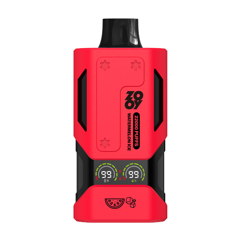 ZOOY VAPE Einweg-E-Zigarette für 22.000 Züge – 30 ml, 650 mAh, 10 Geschmacksrichtungen (0–5 %) 