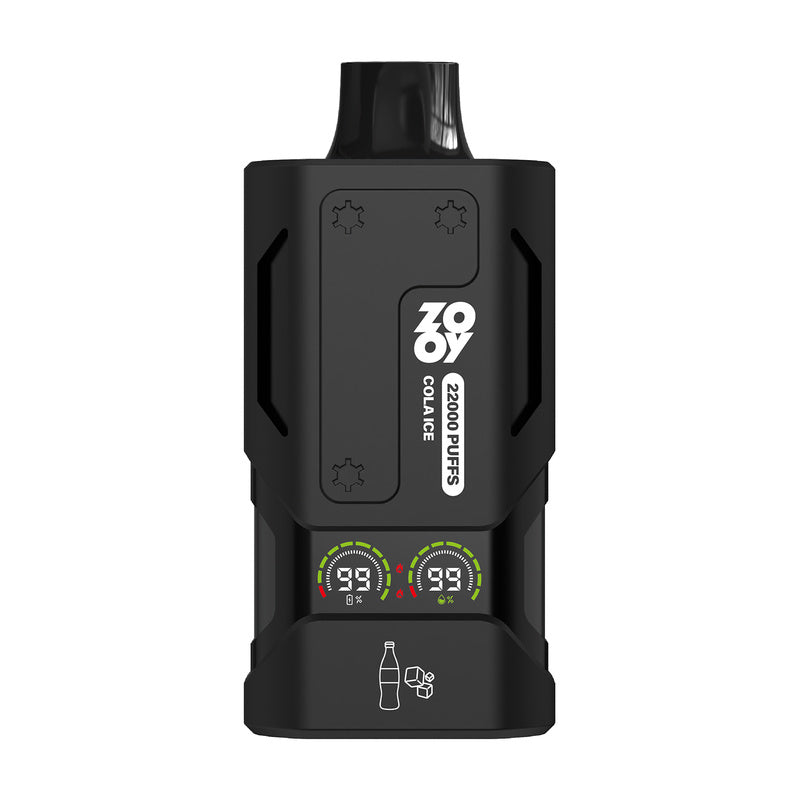 ZOOY VAPE Einweg-E-Zigarette für 22.000 Züge – 30 ml, 650 mAh, 10 Geschmacksrichtungen (0–5 %) 