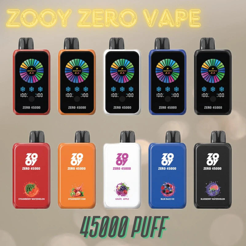 ZOOY ZERO 45000 PUFF Smart Display Großhandel Vape 