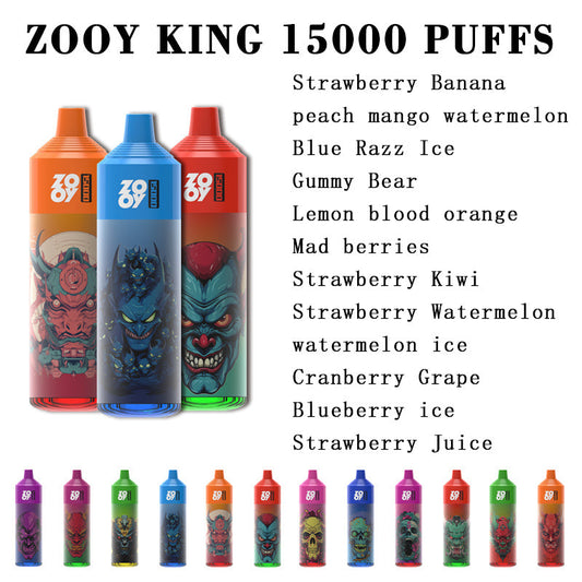Zooy King 15000 Puffs Einweg-E-Zigaretten mit LED-Licht – Zooy Vape 