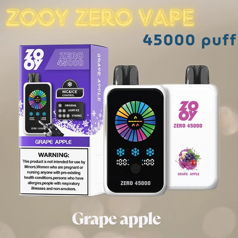 ZOOY ZERO 45000 PUFF Smart Display Großhandel Vape 