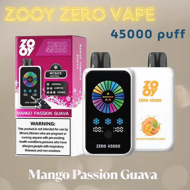 ZOOY ZERO 45000 PUFF Smart Display Großhandel Vape 