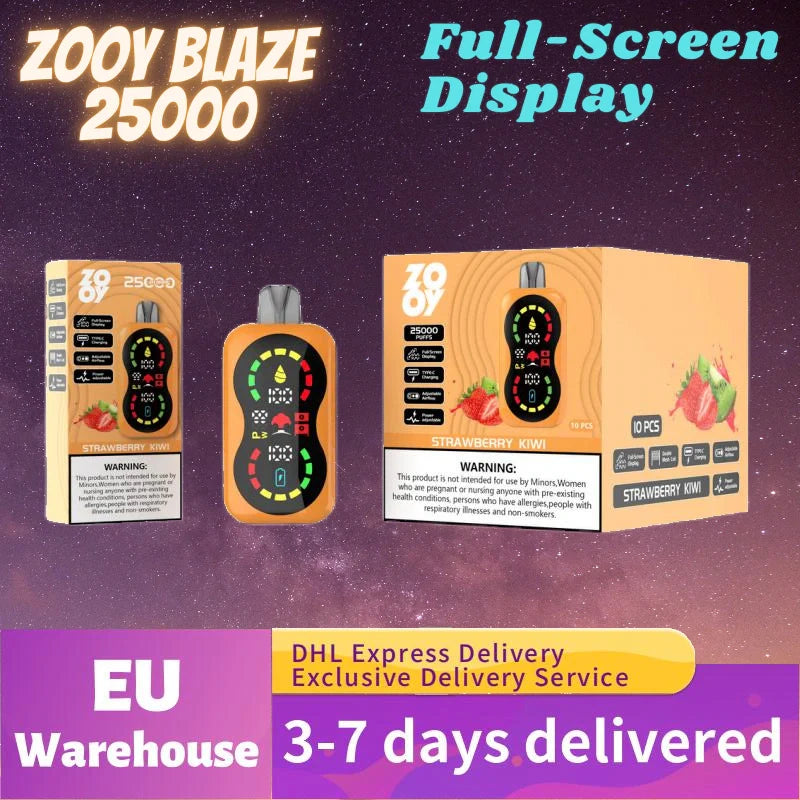 ZOOY Blaze 25K Puffs Double Screen Premium Quality Best Sale