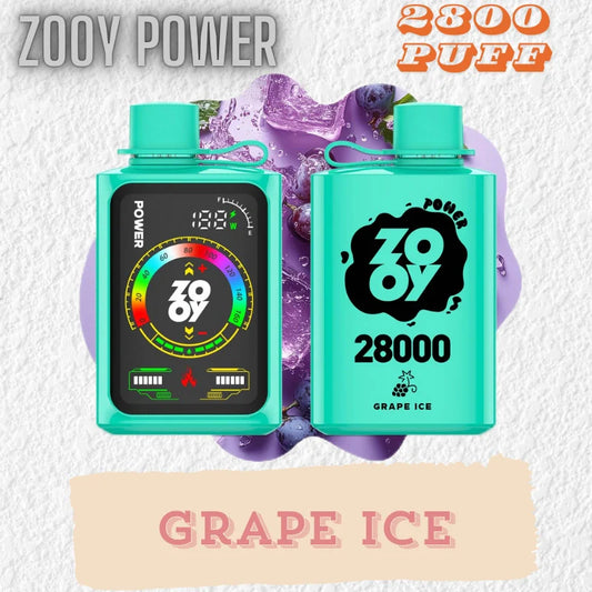 ZOOY POWER 28000 PUFF Einweg-Display-Vape – Jetzt im Angebot! 