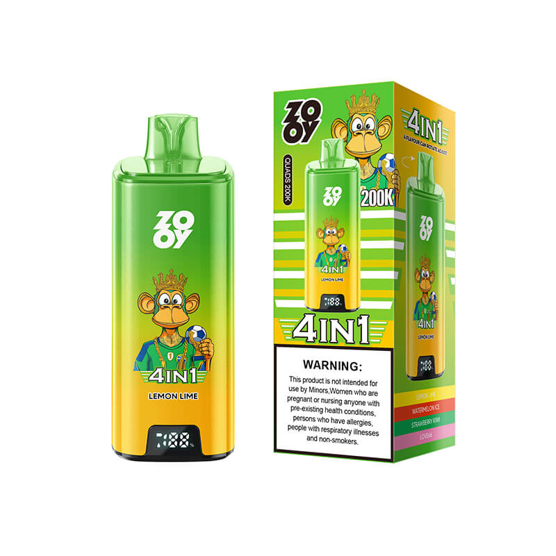 ZOOY Quads 200000 Puffs 4in1 Disposable Vape