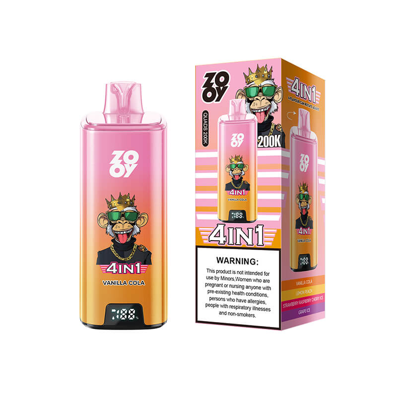 ZOOY Quads 200000 Puffs 4in1 Disposable Vape