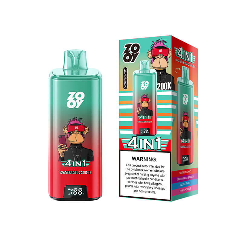 ZOOY Quads 200000 Puffs 4in1 Disposable Vape