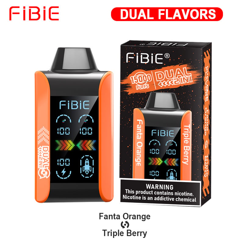 FIBIE 15000 Dual Flavors (Zwei Geschmacksrichtungen, über 100.000 positive Bewertungen) 
