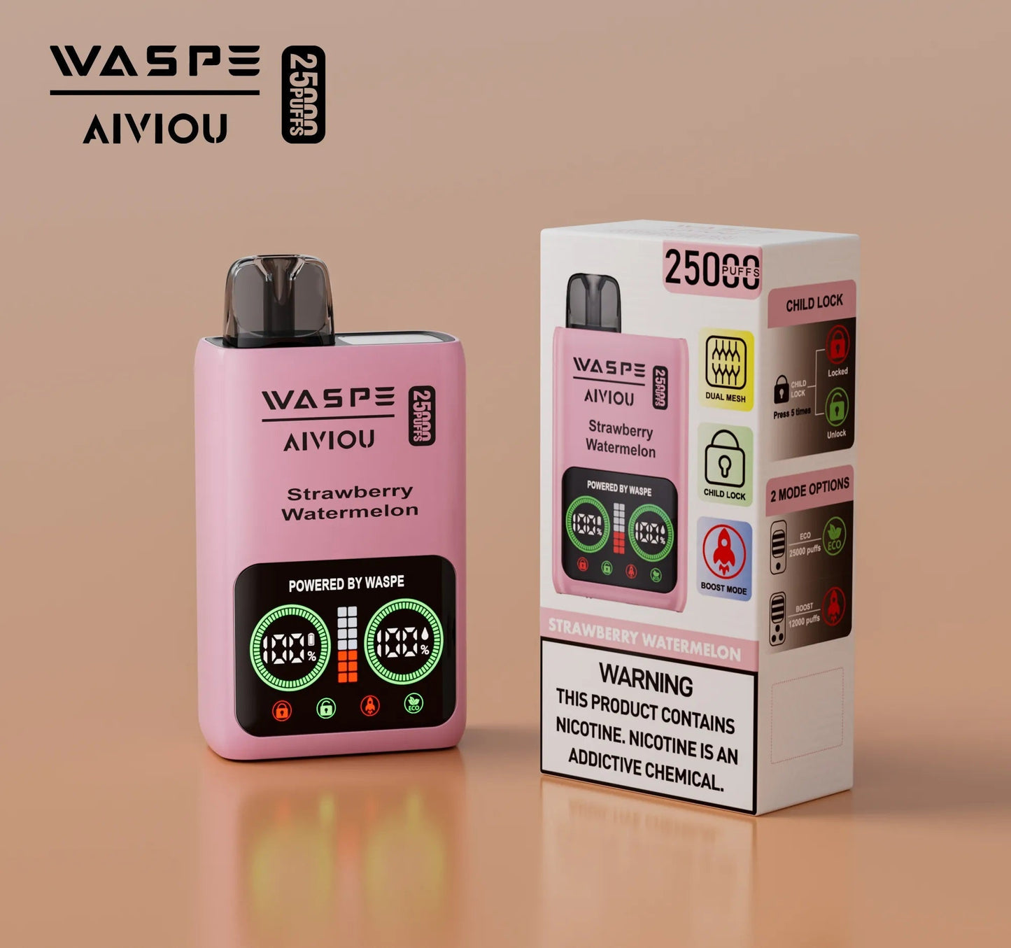 WASPE 25000 Züge Einweg-Vape Großhandel 