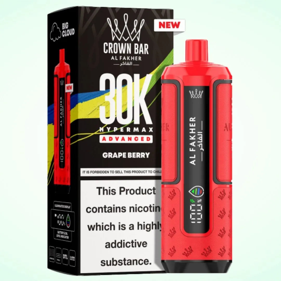 Al Fakher 30K Hypermax Vape Kit -Box of 5