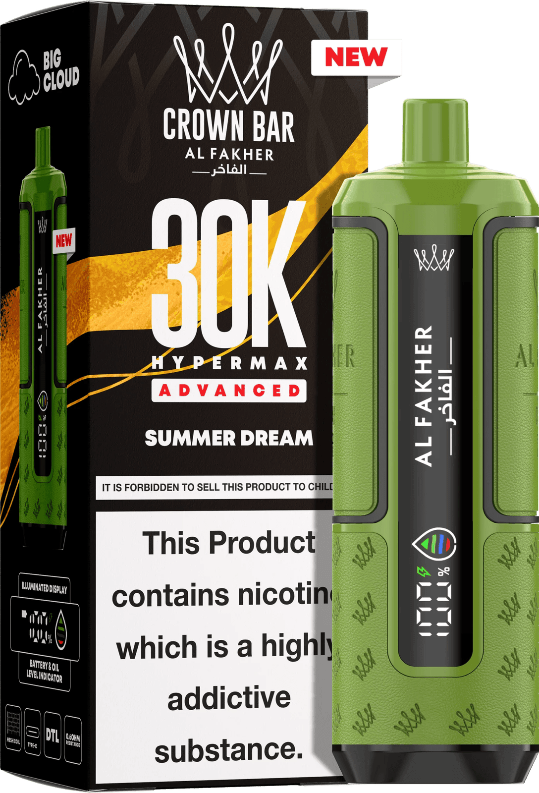 Al Fakher Hypermax 30K Prefilled Pod Kit | Pack of 5