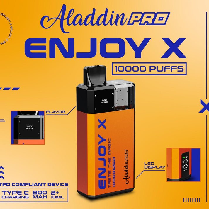 Aladdin Pro Enjoy X 10k Puff Prefilled Vape Kit - Box of 5