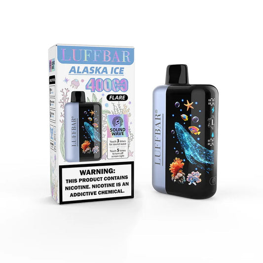LUFFBAR FLARE DISPOSABLE VAPE 40000 PUFFS ,550mAh 18mL  9FLAVORS