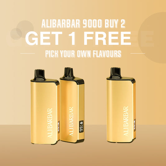ALIBARBAR 9000 BUY 2 GET 1 FREE (PICK YOUR OWN FLAVOURS)